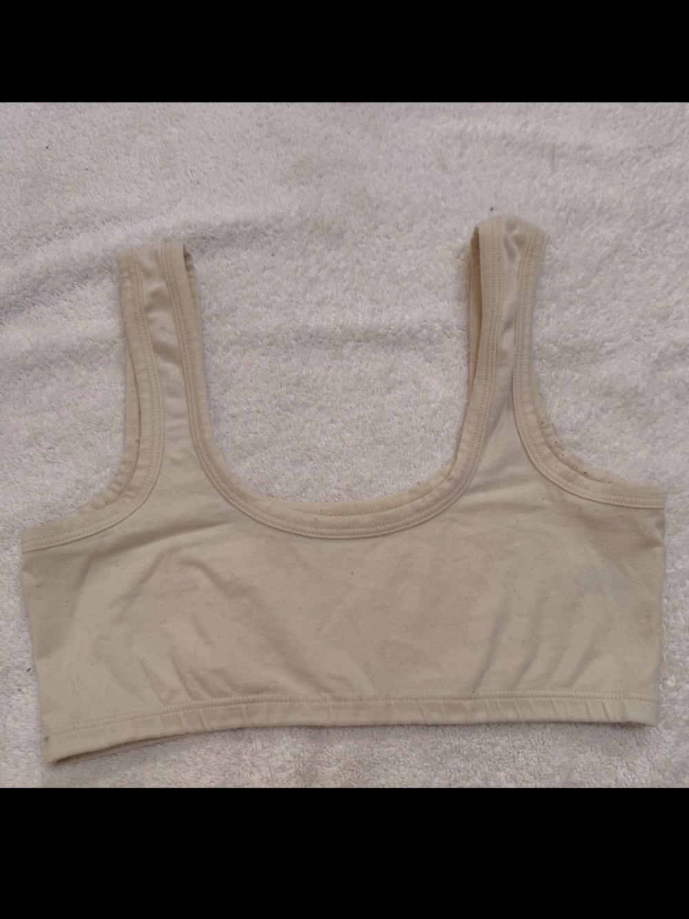 ARQ Wide strap bra M - off-white